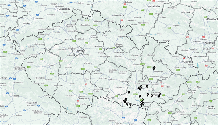 2025-11-04-Mapa -potvrzené případy myxomatózy v ČR.png